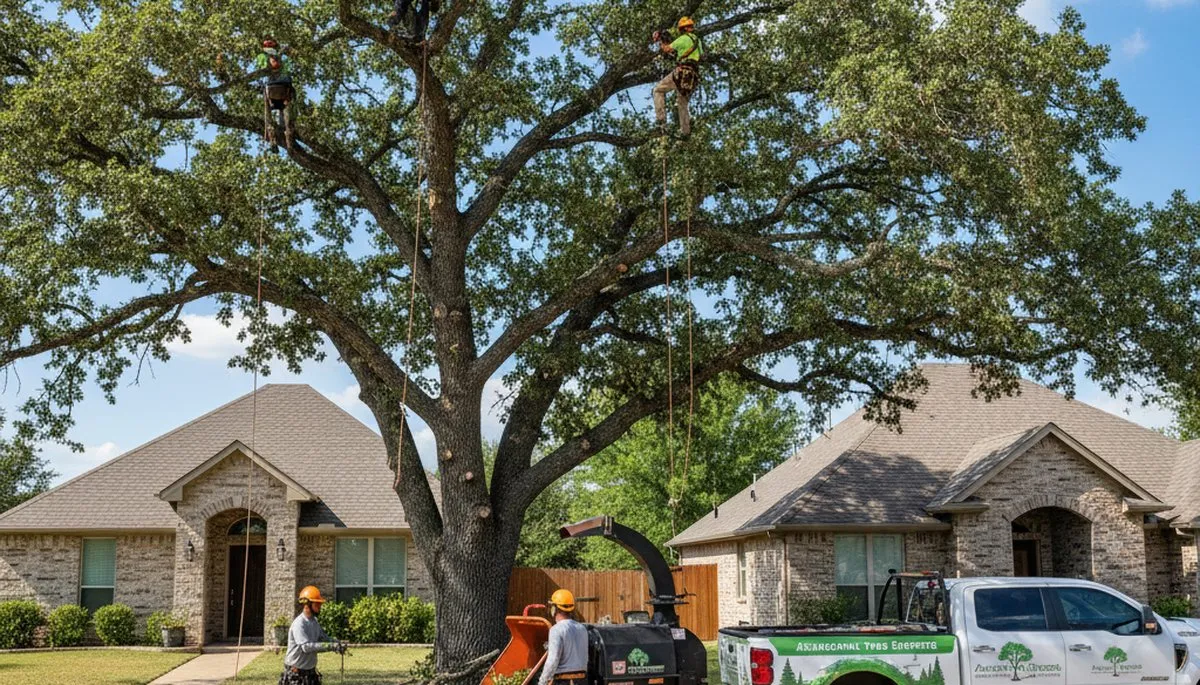 Professional tree removal service in Oklahoma City, OK by local certified arborists
