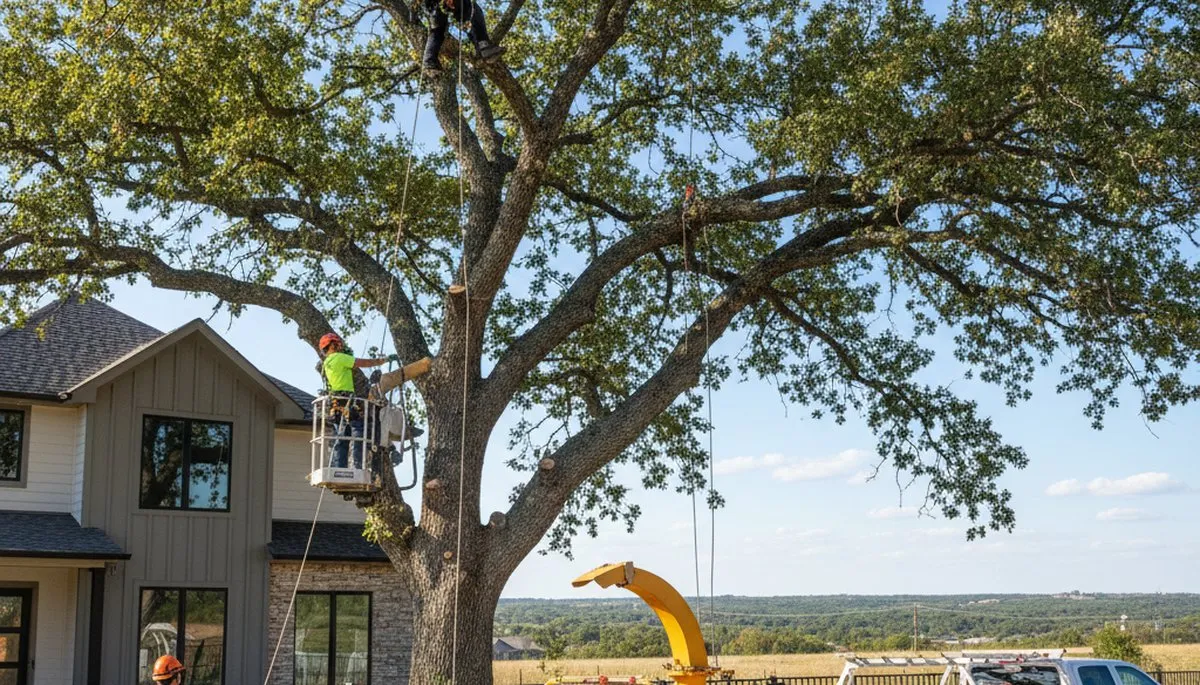 Professional tree removal service in Oklahoma City OK by certified arborists