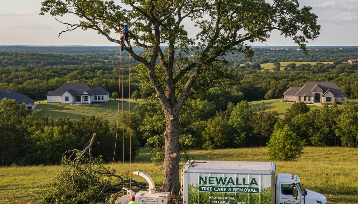 Professional tree removal service in Oklahoma City OK by certified arborists